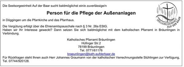 Quelle: Römisch-Katholische Kirchengemeinde Auf der Baar